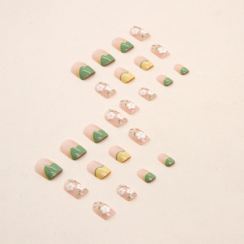 Elegant Minimalist Press-On Nail Set (24pcs) (DESIGN 7324)