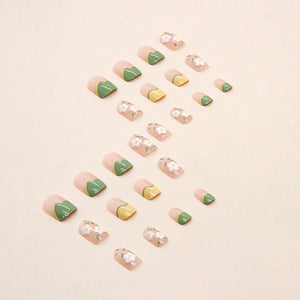 Elegant Minimalist Press-On Nail Set (24pcs) (DESIGN 7324)