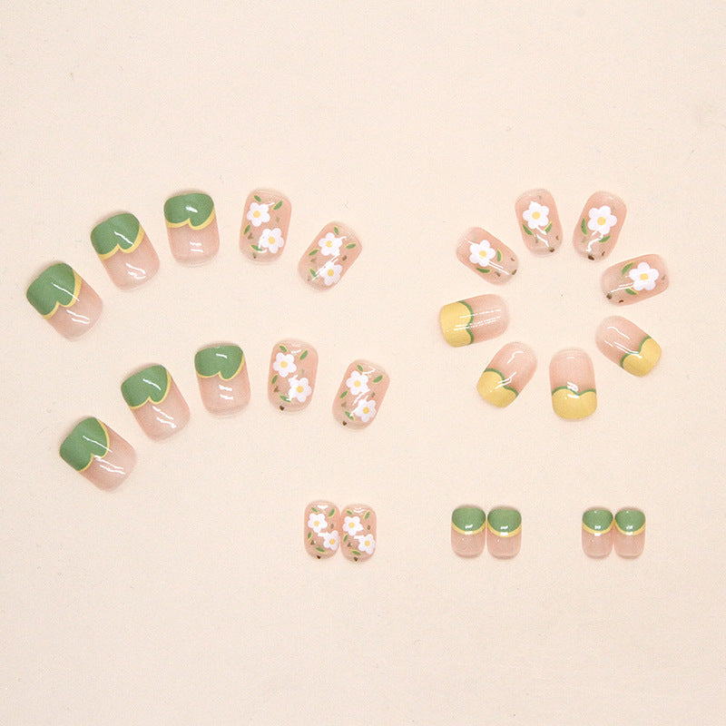 Elegant Minimalist Press-On Nail Set (24pcs) (DESIGN 7324)