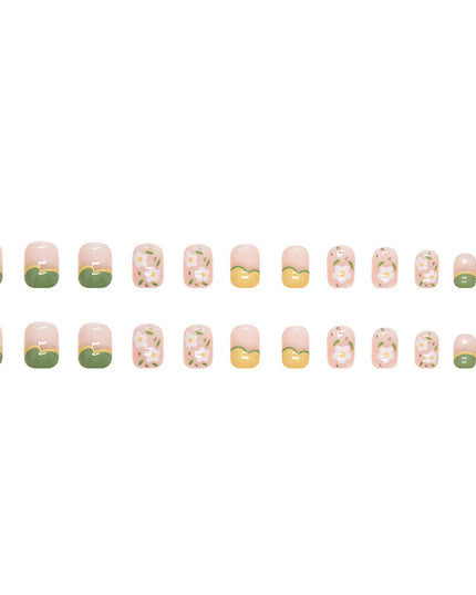 Elegant Minimalist Press-On Nail Set (24pcs) (DESIGN 7324)