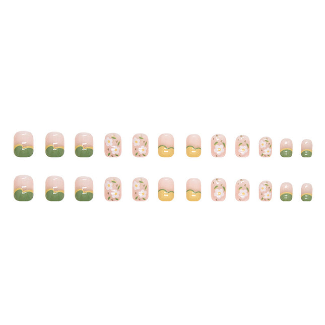 Elegant Minimalist Press-On Nail Set (24pcs) (DESIGN 7324)