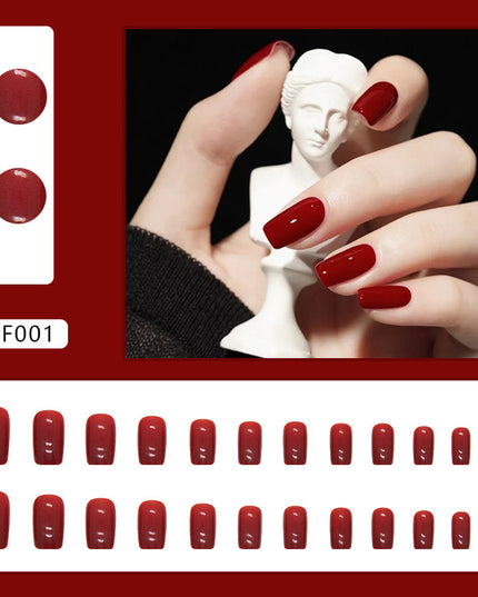 Elegant Minimalist Press-On Nail Set (24pcs) (DESIGN 7325)