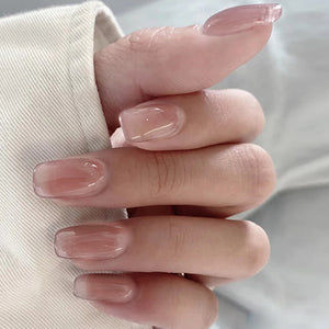 Elegant Minimalist Press-On Nail Set (24pcs) (DESIGN 7327)