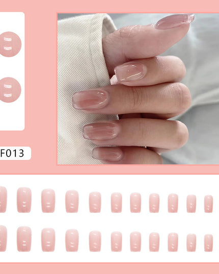 Elegant Minimalist Press-On Nail Set (24pcs) (DESIGN 7327)