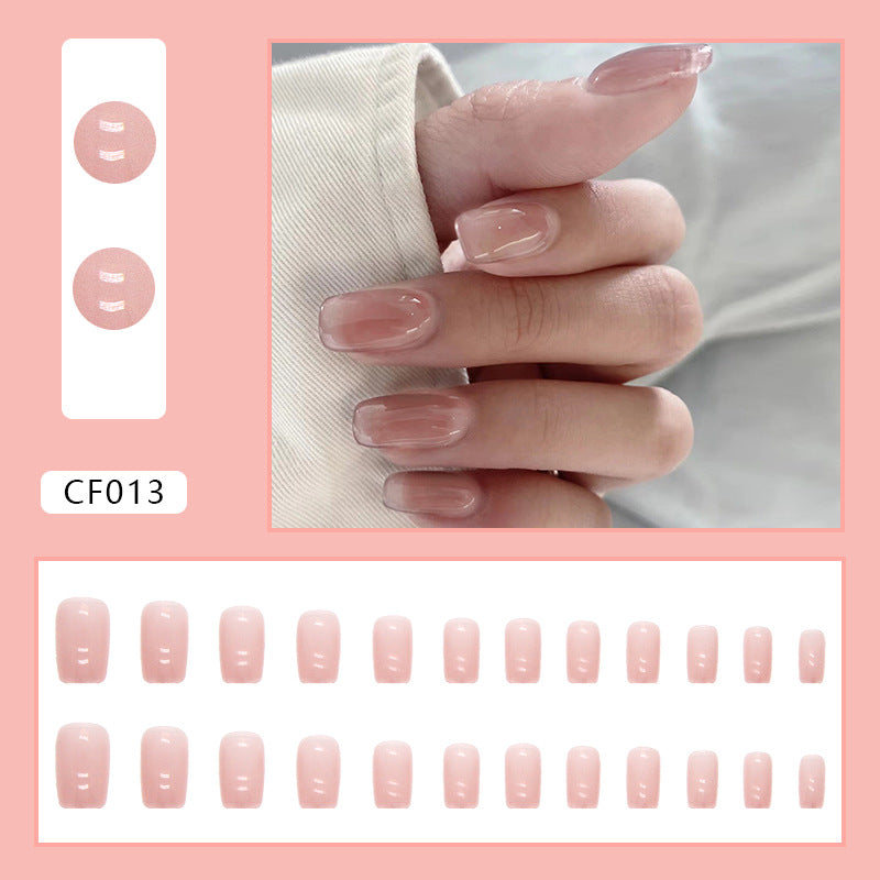 Elegant Minimalist Press-On Nail Set (24pcs) (DESIGN 7327)