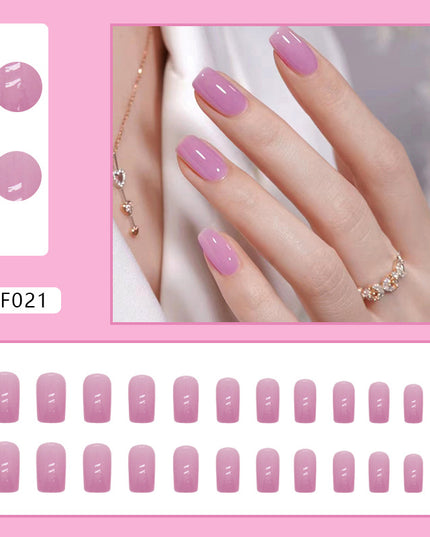 Elegant Minimalist Press-On Nail Set (24pcs) (DESIGN 7328)