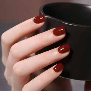 Elegant Minimalist Press-On Nail Set (24pcs) (DESIGN 7329)