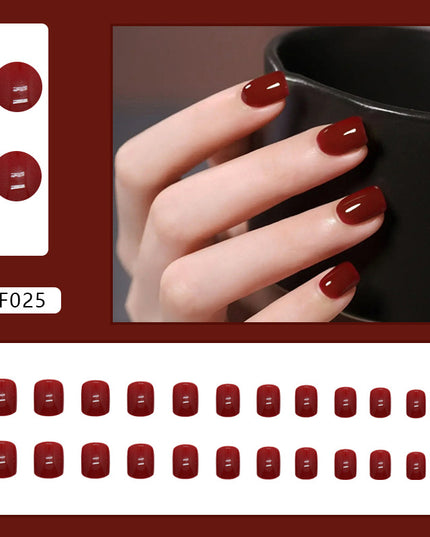 Elegant Minimalist Press-On Nail Set (24pcs) (DESIGN 7329)