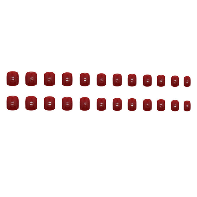 Elegant Minimalist Press-On Nail Set (24pcs) (DESIGN 7329)