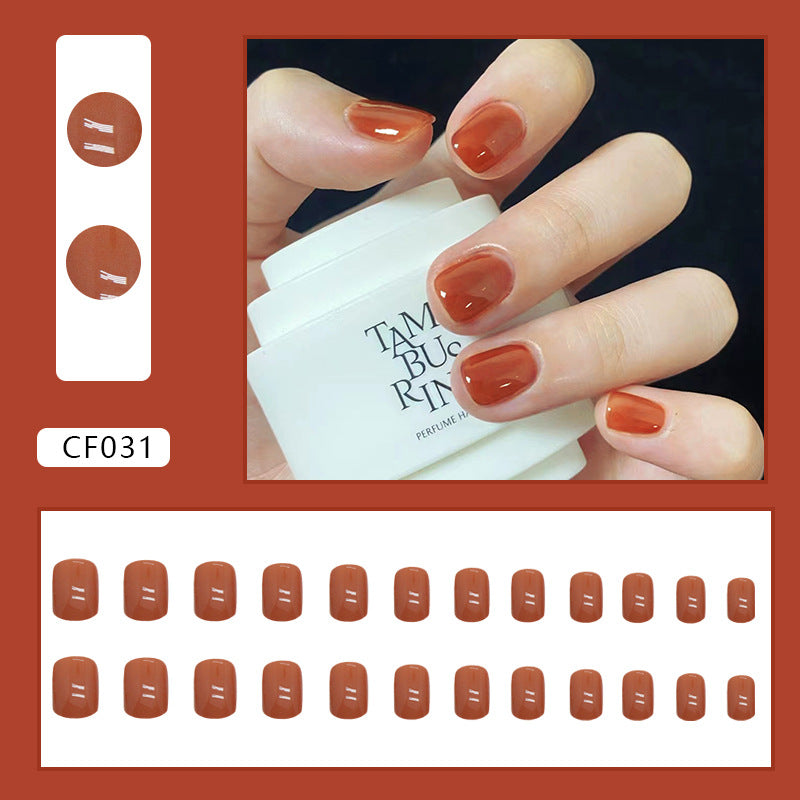 Elegant Minimalist Press-On Nail Set (24pcs) (DESIGN 7330)