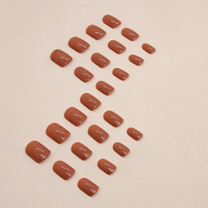 Elegant Minimalist Press-On Nail Set (24pcs) (DESIGN 7330)