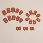 Elegant Minimalist Press-On Nail Set (24pcs) (DESIGN 7330)