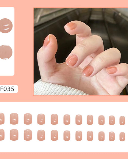 Elegant Minimalist Press-On Nail Set (24pcs) (DESIGN 7331)