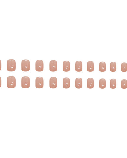 Elegant Minimalist Press-On Nail Set (24pcs) (DESIGN 7331)