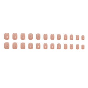Elegant Minimalist Press-On Nail Set (24pcs) (DESIGN 7331)