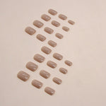 Elegant Minimalist Press-On Nail Set (24pcs) (DESIGN 7332)