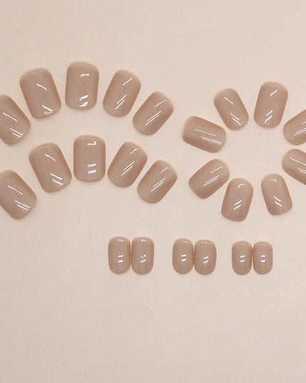 Elegant Minimalist Press-On Nail Set (24pcs) (DESIGN 7332)