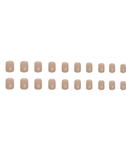 Elegant Minimalist Press-On Nail Set (24pcs) (DESIGN 7332)