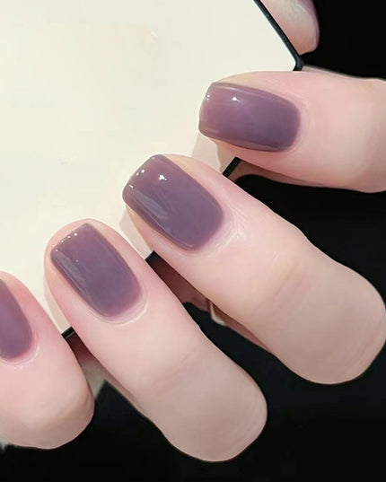Elegant Minimalist Press-On Nail Set (24pcs) (DESIGN 7333)