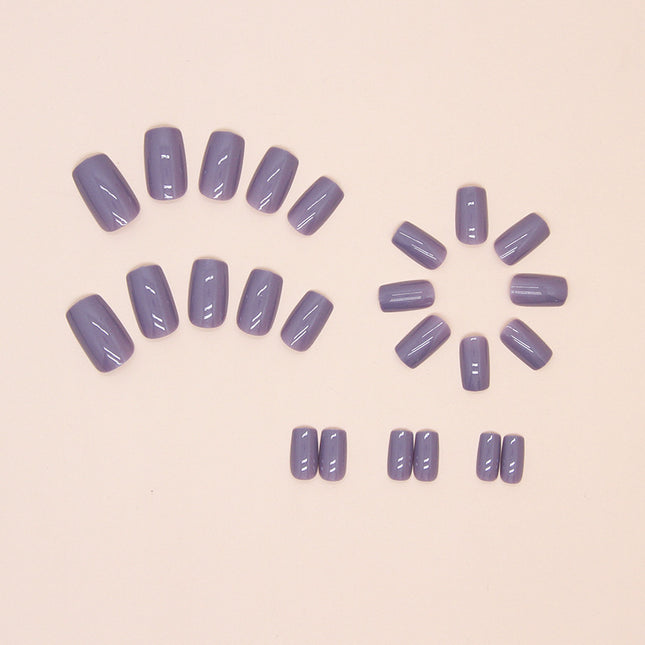 Elegant Minimalist Press-On Nail Set (24pcs) (DESIGN 7333)