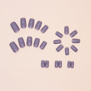 Elegant Minimalist Press-On Nail Set (24pcs) (DESIGN 7333)