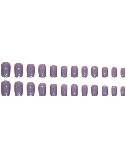 Elegant Minimalist Press-On Nail Set (24pcs) (DESIGN 7333)