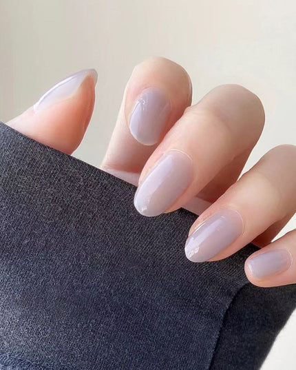 Elegant Minimalist Press-On Nail Set (24pcs) (DESIGN 7334)