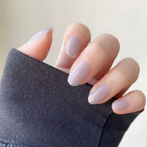 Elegant Minimalist Press-On Nail Set (24pcs) (DESIGN 7334)