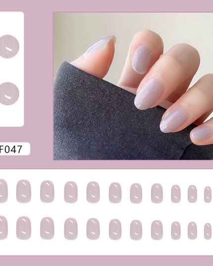 Elegant Minimalist Press-On Nail Set (24pcs) (DESIGN 7334)