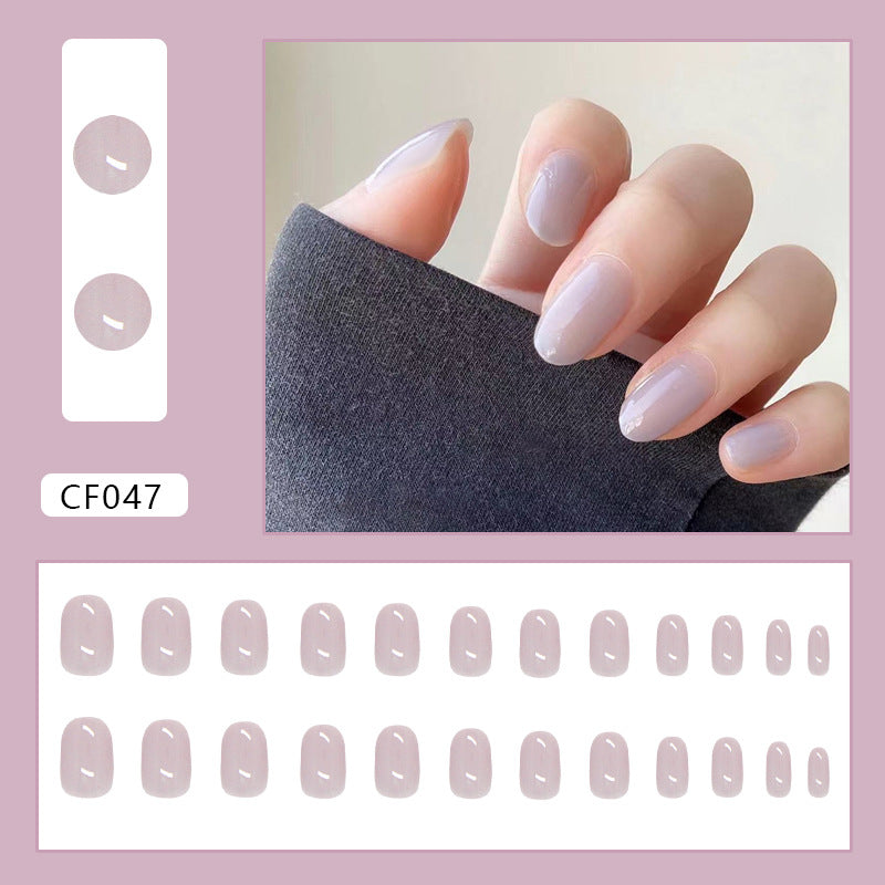 Elegant Minimalist Press-On Nail Set (24pcs) (DESIGN 7334)