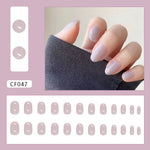 Elegant Minimalist Press-On Nail Set (24pcs) (DESIGN 7334)