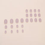 Elegant Minimalist Press-On Nail Set (24pcs) (DESIGN 7334)