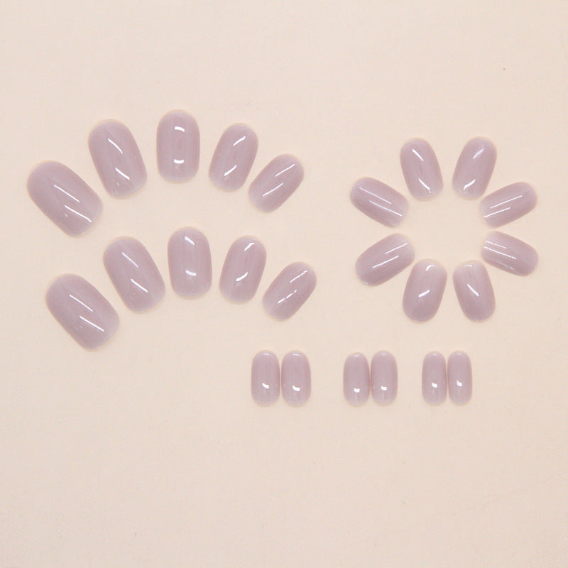 Elegant Minimalist Press-On Nail Set (24pcs) (DESIGN 7334)