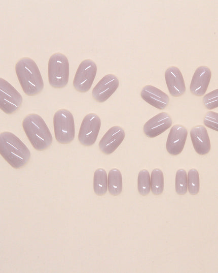 Elegant Minimalist Press-On Nail Set (24pcs) (DESIGN 7334)