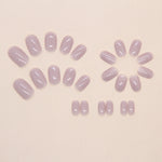 Elegant Minimalist Press-On Nail Set (24pcs) (DESIGN 7334)