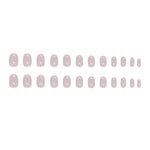 Elegant Minimalist Press-On Nail Set (24pcs) (DESIGN 7334)