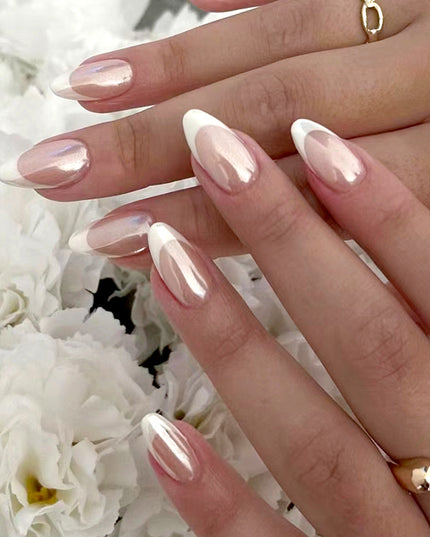 Elegant Minimalist Press-On Nail Set (24pcs) (DESIGN 7335)