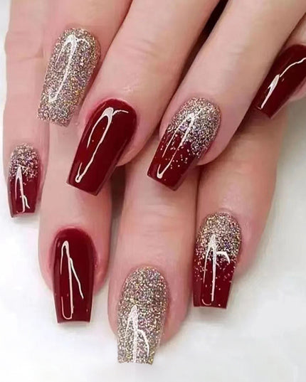Elegant Minimalist Press-On Nail Set (24pcs) (DESIGN 7336)