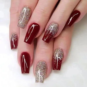 Elegant Minimalist Press-On Nail Set (24pcs) (DESIGN 7336)
