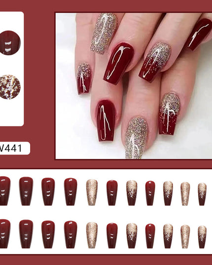 Elegant Minimalist Press-On Nail Set (24pcs) (DESIGN 7336)