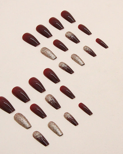 Elegant Minimalist Press-On Nail Set (24pcs) (DESIGN 7336)