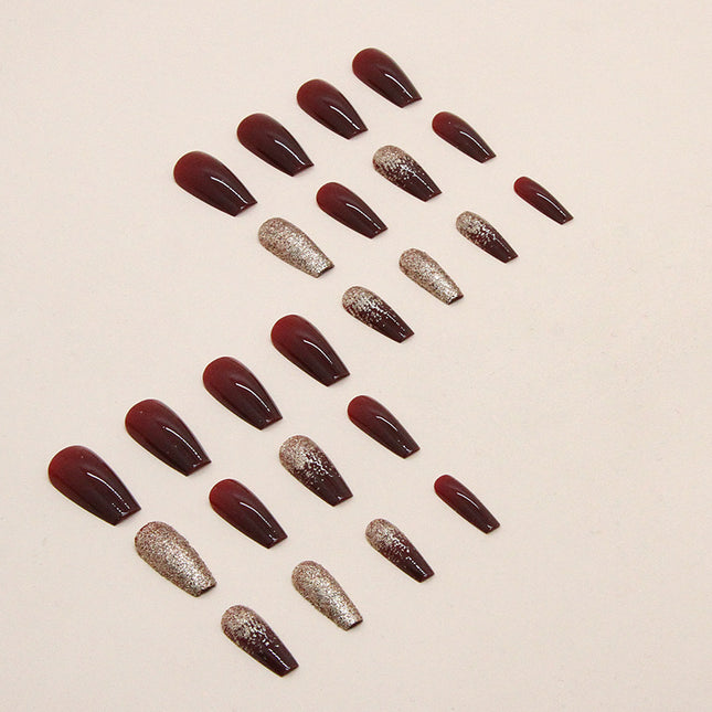 Elegant Minimalist Press-On Nail Set (24pcs) (DESIGN 7336)