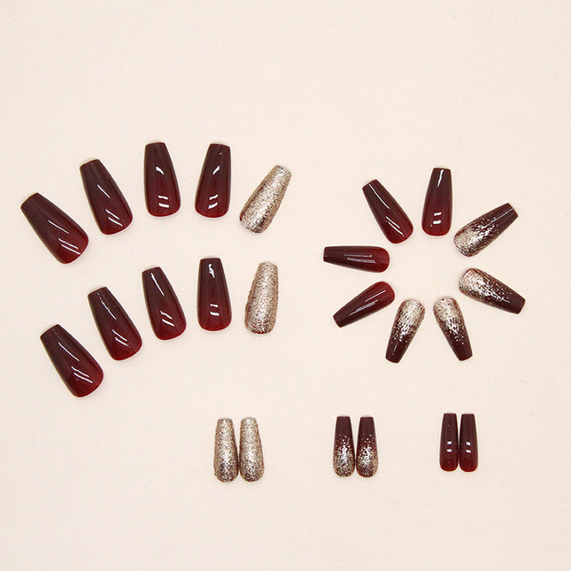 Elegant Minimalist Press-On Nail Set (24pcs) (DESIGN 7336)