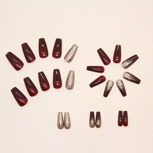 Elegant Minimalist Press-On Nail Set (24pcs) (DESIGN 7336)