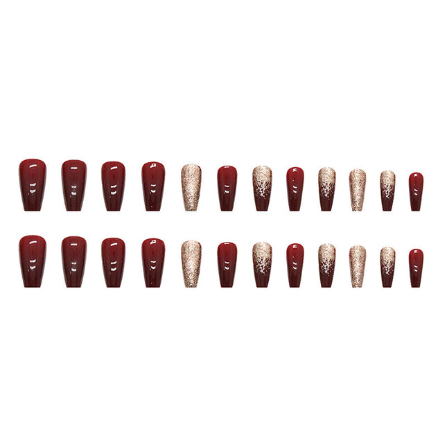 Elegant Minimalist Press-On Nail Set (24pcs) (DESIGN 7336)