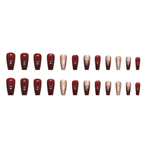 Elegant Minimalist Press-On Nail Set (24pcs) (DESIGN 7336)