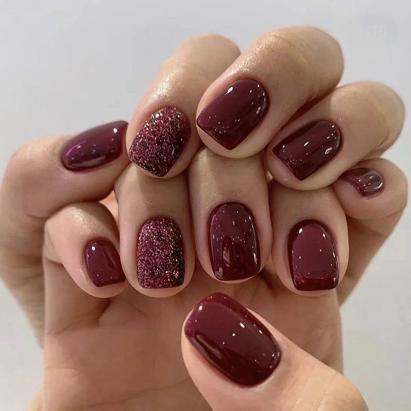 Elegant Minimalist Press-On Nail Set (24pcs) (DESIGN 7337)