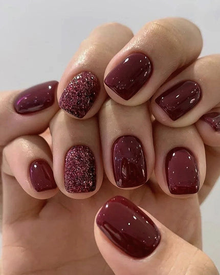 Elegant Minimalist Press-On Nail Set (24pcs) (DESIGN 7337)