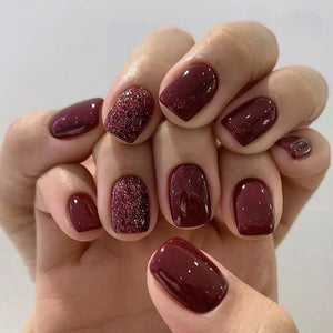 Elegant Minimalist Press-On Nail Set (24pcs) (DESIGN 7337)