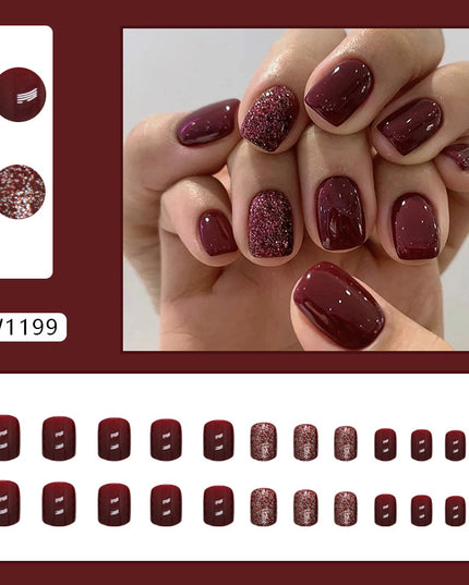 Elegant Minimalist Press-On Nail Set (24pcs) (DESIGN 7337)
